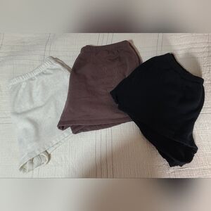 Wild Fable Cream Cozy Knit Sweat Shorts Size XL